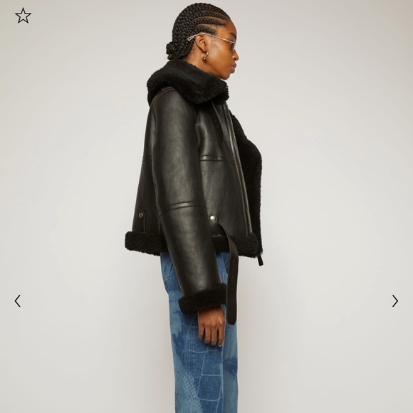 Acne Studios Shearling moto jacket - Picture 3 of 10